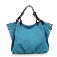 Women's Canvas Solid Color Vintage Style Square Zipper Handbag main image 5
