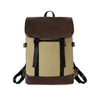 Men's Solid Color Oxford Cloth Flip Cover Fashion Backpack School Backpack sku image 1