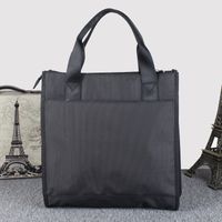 Men's Solid Color Nylon Zipper Handbag main image 4