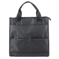 Men's Solid Color Nylon Zipper Handbag main image 2
