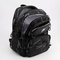 Men's Letter Oxford Cloth Zipper Functional Backpack School Backpack main image 7