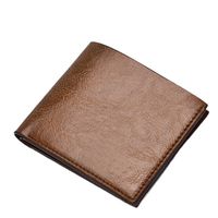 Men's Solid Color Pu Leather Open Small Wallets Long Wallets main image 4