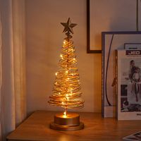 Christmas Simple Style Christmas Tree Iron Indoor Party Lightings sku image 1