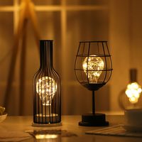 Simple Style Artistic Geometric Iron Indoor Party Night Lights main image 1