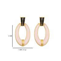 1 Pair Elegant Lady Geometric Plating Alloy Drop Earrings main image 5