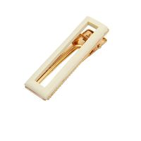 Women's Simple Style Rectangle Metal Plating Hair Clip sku image 1