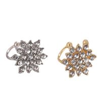 Wholesale Jewelry Simple Style Commute Geometric Metal Rhinestones Inlay Ear Cuffs main image 5
