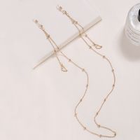 Einfacher Stil Klassischer Stil Pentagramm Titan Stahl Frau Brillenkette sku image 1