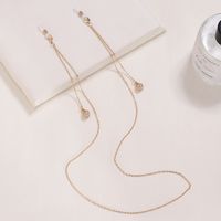 Einfacher Stil Klassischer Stil Pentagramm Titan Stahl Frau Brillenkette sku image 6