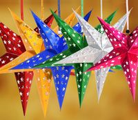 Christmas Star Paper Party Decorative Props main image 1