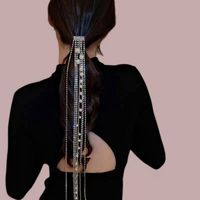 Women's Lady Streetwear Geometric Metal Plating Inlay Rhinestones Hair Chain main image 3