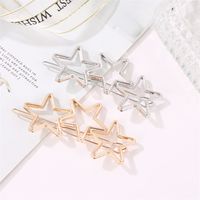 Women's Elegant Streetwear Pentagram Alloy Plating Hair Clip main image 1