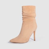 Women's Streetwear Solid Color Point Toe Classic Boots main image 2