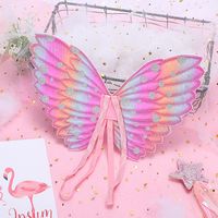 Cartoon Style Butterfly Cloth Sequins Hair Clip sku image 6