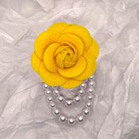 Elegant Camellia Imitation Pearl Unisex Brooches sku image 17