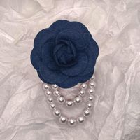 Elegant Camellia Imitation Pearl Unisex Brooches sku image 12