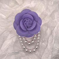 Elegant Camellia Imitation Pearl Unisex Brooches sku image 15
