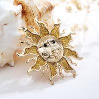 Vintage Style Sun Alloy Plating Unisex Brooches main image 3