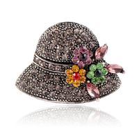 Vintage Style Hat Alloy Enamel Plating Unisex Brooches main image 4
