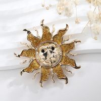 Vintage Style Sun Alloy Plating Unisex Brooches main image 1