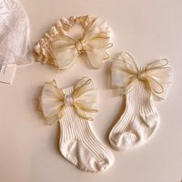 Cute Sweet Flower Bow Knot Ribbon Lace Sequins Handmade Hair Band sku image 1