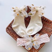 Cute Sweet Flower Bow Knot Ribbon Lace Sequins Handmade Hair Band sku image 8