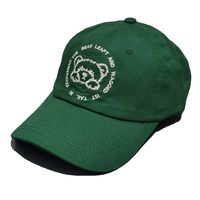 Unisex Cute Basic Letter Bear Embroidery Curved Eaves Baseball Cap sku image 2