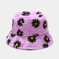 Unisex Cute Pastoral Flower Wide Eaves Bucket Hat sku image 8