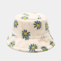 Unisex Cute Pastoral Flower Wide Eaves Bucket Hat sku image 4