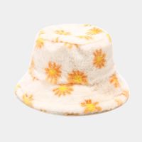 Unisex Cute Pastoral Flower Wide Eaves Bucket Hat sku image 3