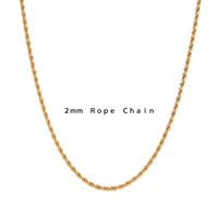 Wholesale Vintage Style Geometric Solid Color Stainless Steel Titanium Steel Plating Necklace sku image 3