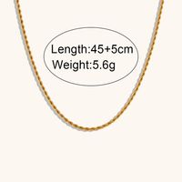 Wholesale Vintage Style Geometric Solid Color Stainless Steel Titanium Steel Plating Necklace main image 3