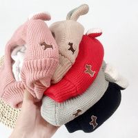 Basic Yarn Dog Embroidery Pet Hat main image 4
