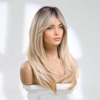 Women's Simple Style Street High Temperature Wire Side Fringe Long Straight Hair Wig Net main image 5