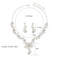 Simple Style Solid Color Alloy Inlay Rhinestones Women's Jewelry Set main image 2