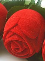 Elegant Romantic Rose Plastic Jewelry Boxes sku image 1