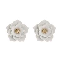 1 Pair Sweet Flower Alloy Earrings sku image 4