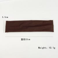 Women's Simple Style Solid Color Cloth Hair Band main image 5