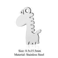 Simple Style Spider Giraffe Stainless Steel Plating Jewelry Accessories sku image 1