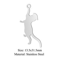 Simple Style Spider Giraffe Stainless Steel Plating Jewelry Accessories sku image 22