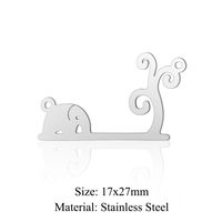 Simple Style Spider Giraffe Stainless Steel Plating Jewelry Accessories sku image 11