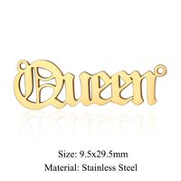 Simple Style Angel Stainless Steel Polishing Plating Gold Plated Jewelry Accessories main image 3
