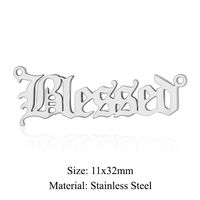 Simple Style Angel Stainless Steel Polishing Plating Gold Plated Jewelry Accessories sku image 11