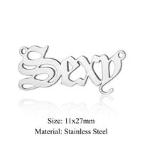 Simple Style Angel Stainless Steel Polishing Plating Gold Plated Jewelry Accessories sku image 8