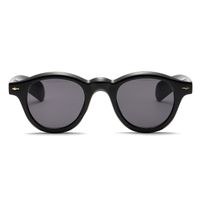 Simple Style Commute Color Block Pc Oval Frame Full Frame Women's Sunglasses main image 3