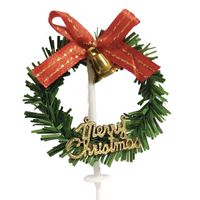 Christmas Letter Bow Knot Plastic Party Decorative Props 1 Piece sku image 7