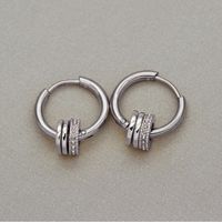 Fashion Non-fading Stainless Steel Earrings Simple Earrings sku image 3