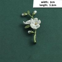 Elegant Blume Legierung Emaille Überzug Unisex Broschen main image 5