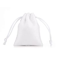 Simple Style Solid Color Cloth Drawstring Jewelry Packaging Bags 1 Piece sku image 5