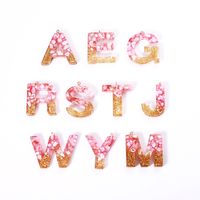 1 Piece Romantic Simple Style Letter Resin Valentine's Day Jewelry Accessories main image 1